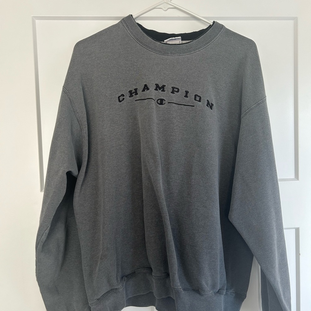 Champion Men's Vintage Gray Crewneck